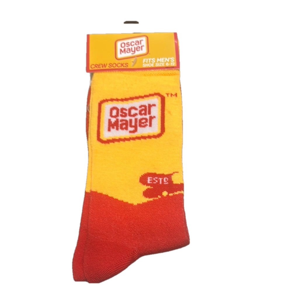 Oscar Mayer Casual Socks Red and Yellow NWT